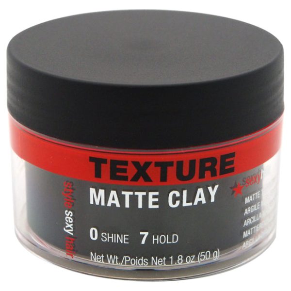 Sexy Hair Style Sexy Hair Matte Texturizing Clay by Sexy Hair for Men - 1.8 oz Clay Fashion