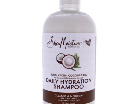 Shea Moisture 100 Percent Coconut Oil Daily Hydration Shampoo by Shea Moisture for Unisex - 13 oz Shampoo For Cheap