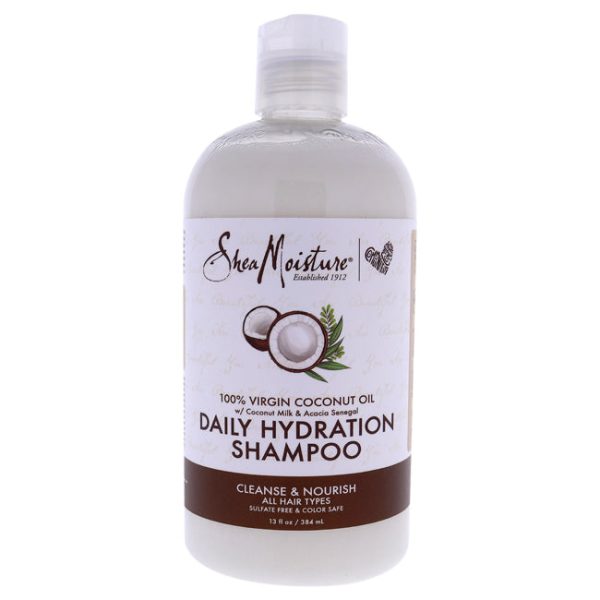 Shea Moisture 100 Percent Coconut Oil Daily Hydration Shampoo by Shea Moisture for Unisex - 13 oz Shampoo For Cheap