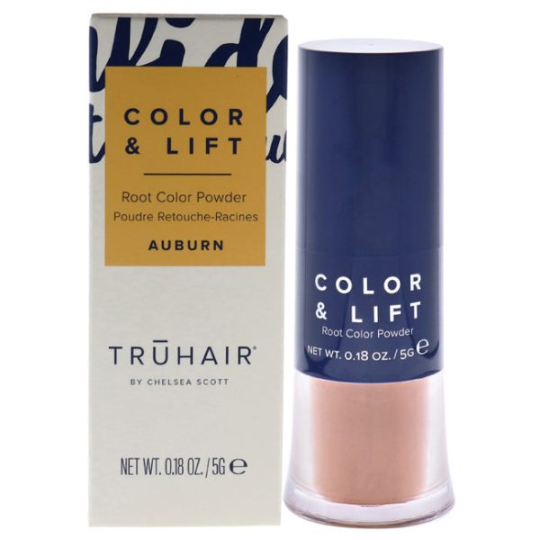 Truhair Color and Lift Root Color Powder - Auburn by Truhair for Unisex - 0.18 oz Hair Color Sale