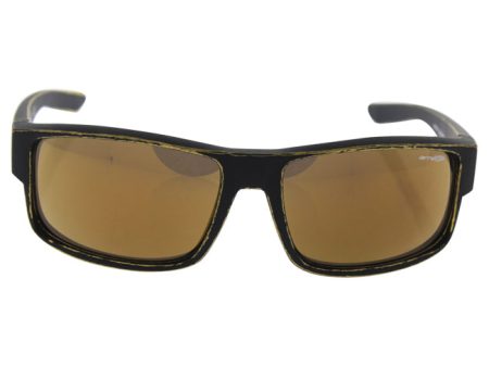 Arnette Arnette AN 4224 2357 7D Boxcar - Matte Tumbled Gold Gold by Arnette for Men - 59-16-125 mm Sunglasses Online now