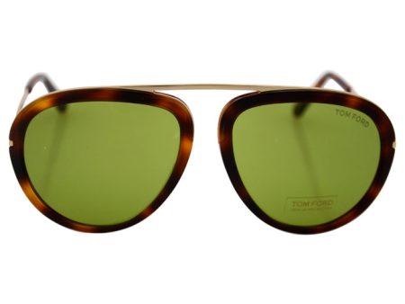 Tom Ford Tom Ford FT0452 Stacy 56N - Brown Green by Tom Ford for Unisex - 57-16-140 mm Sunglasses Online now