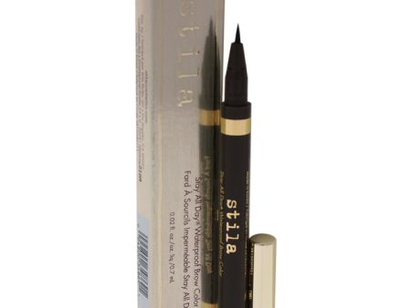 Stila Stay All Day Waterproof Brow Color - Dark by Stila for Women - 0.02 oz Eyebrow Hot on Sale