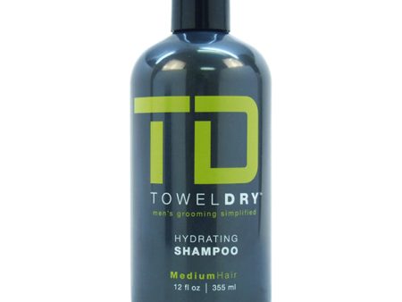 Towel Dry Hydrating Shampoo by Towel Dry for Men - 12 oz Shampoo For Discount