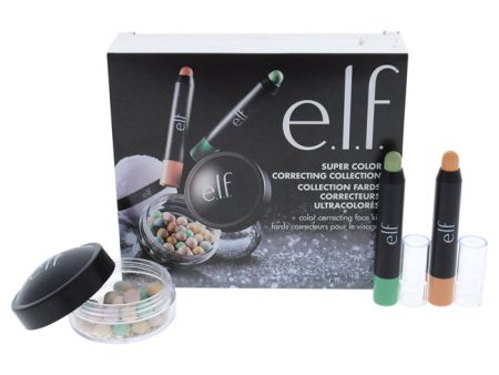 e.l.f. Super Color Correcting Collection by e.l.f. for Women - 3 Pc Peach and Green Color Correcting Sticks, Mineral Pearls Online Hot Sale