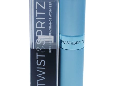 Twist and Spritz Twist and Spritz Atomiser - Pale Blue by Twist and Spritz for Women - 8 ml Refillable Spray (Empty) For Sale