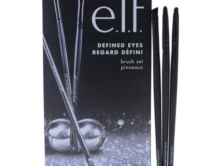 e.l.f. Defined Eyes Brush Set by e.l.f. for Women - 3 Pc Brush Cheap