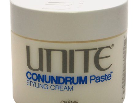 Unite Conundrum Paste Styling Cream by Unite for Unisex - 2 oz Cream Online Hot Sale