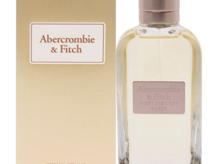 Abercrombie and Fitch First Instinct Sheer by Abercrombie and Fitch for Women - 1.7 oz EDP Spray Online Hot Sale