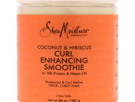 Shea Moisture Coconut and Hibiscus Curl Enhancing Smoothie by Shea Moisture for Women - 20 oz Cream For Discount