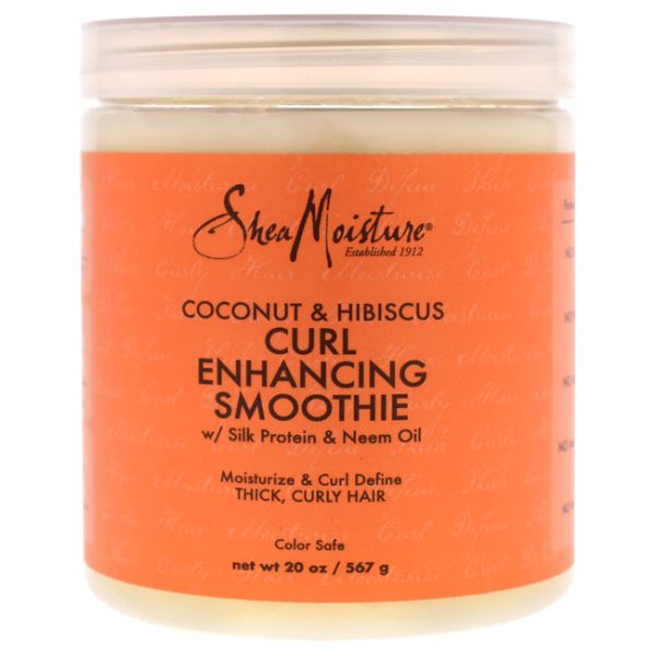 Shea Moisture Coconut and Hibiscus Curl Enhancing Smoothie by Shea Moisture for Women - 20 oz Cream For Discount