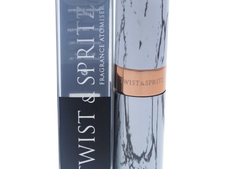 Twist and Spritz Twist and Spritz Atomiser - White Marble by Twist and Spritz for Women - 8 ml Refillable Spray (Empty) For Cheap