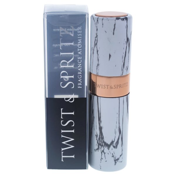 Twist and Spritz Twist and Spritz Atomiser - White Marble by Twist and Spritz for Women - 8 ml Refillable Spray (Empty) For Cheap