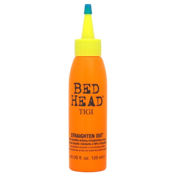 TIGI Bed Head Straighten Out - 98% Humidity-Defying Straightening Cream by TIGI for Unisex - 4 oz Cream Hot on Sale