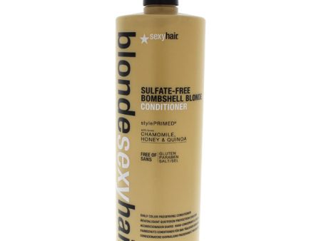 Sexy Hair Blonde Sexy Hair Sulfate-Free Bombshell Blonde Conditioner by Sexy Hair for Unisex - 33.8 oz Conditioner Online now