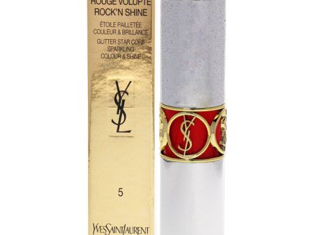 Yves Saint Laurent Rouge Volupte RockN Shine Lipstick - 05 Rocking Coral by Yves Saint Laurent for Women - 0.12 oz Lipstick Online Sale