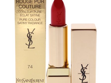 Yves Saint Laurent Rouge Pur Couture Lipstick - 74 Orange Electro by Yves Saint Laurent for Women - 0.13 oz Lipstick on Sale