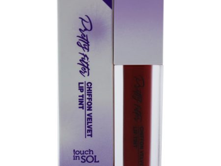 Touch In Sol Pretty Filter Chiffon Velvet Lip Tint - 9 Coral Dahlia by Touch In Sol for Women - 0.19 oz Lipstick Online Sale