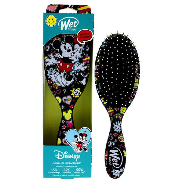 Wet Brush Original Detangler Disney Classic Brush - Super Cool Black by Wet Brush for Unisex - 1 Pc Hair Brush Online Hot Sale