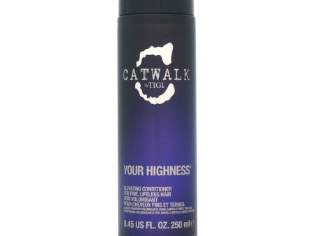 TIGI Catwalk Your Highness Elevating Conditioner by TIGI for Unisex - 8.45 oz Conditioner Cheap