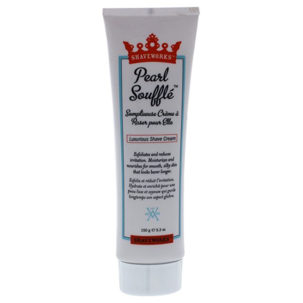 Shaveworks Pearl Souffle Shave Cream by Shaveworks for Men - 5.3 oz Shave Cream For Cheap