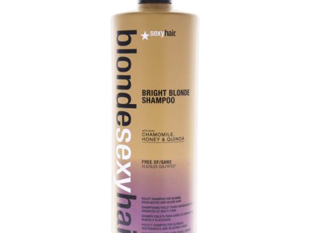 Sexy Hair Sexy Hair Bright Blonde Shampoo by Sexy Hair for Unisex - 33.8 oz Shampoo Discount