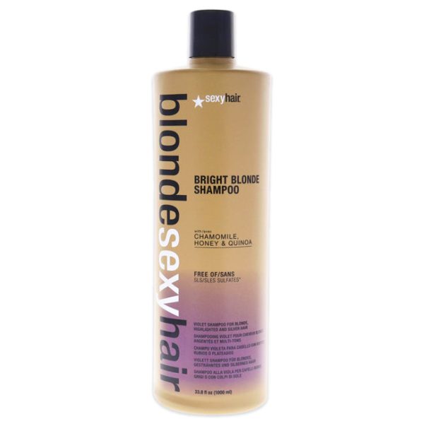 Sexy Hair Sexy Hair Bright Blonde Shampoo by Sexy Hair for Unisex - 33.8 oz Shampoo Discount