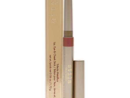 Stila Trifecta Metallica Lip Eye and Cheek Stick - Rose Gold by Stila for Women - 0.06 oz Makeup For Cheap