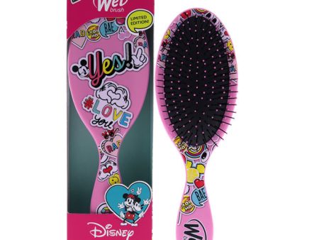 Wet Brush Original Detangler Disney Classic Brush - Peace Love Pink by Wet Brush for Unisex - 1 Pc Hair Brush Online Hot Sale