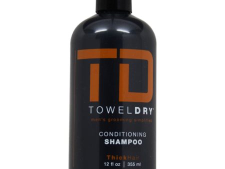 Towel Dry Conditioning Shampoo by Towel Dry for Men - 12 oz Shampoo Fashion