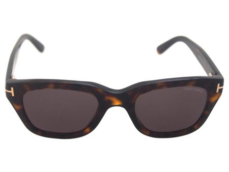 Tom Ford Tom Ford FT0237 Snowdon 52N - Shiny Dark Havana by Tom Ford for Unisex - 50-21-145 mm Sunglasses For Sale