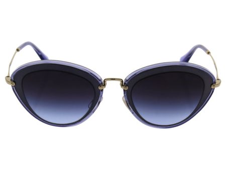 Miu Miu Miu Miu MU 51R UFE-2F0 - Blue Light Violet by Miu Miu for Women - 52-26-140 mm Sunglasses Discount