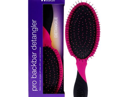 Wet Brush Backbar Detangler Brush- Pink by Wet Brush for Unisex - 1 Pc Hair Brush Fashion