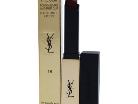 Yves Saint Laurent Rouge Pur Couture The Slim Matte Lipstick - 18 Reverse Red by Yves Saint Laurent for Women - 0.08 oz Lipstick Sale