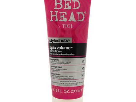 TIGI Bed Head Styleshots Epic Volume Conditioner by TIGI for Unisex - 6.76 oz Conditioner Hot on Sale