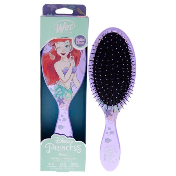 Wet Brush Original Detangler Princess Wholehearted Brush - Ariel Purple by Wet Brush for Unisex - 1 Pc Hair Brush For Sale