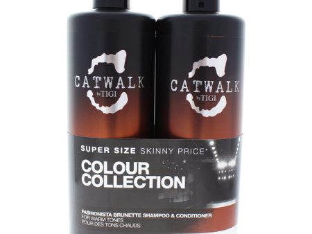 TIGI Catwalk Fashionista Brunette Duo by TIGI for Unisex - 25.36 oz Shampoo & Conditioner Online