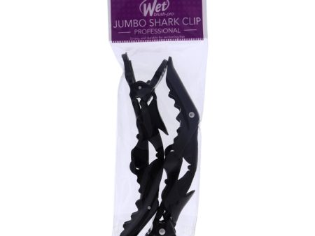 Wet Brush Jumbo Shark Clips - Black by Wet Brush for Unisex - 2 Pc Hair Clips Cheap