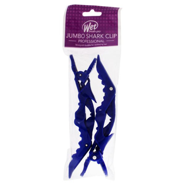 Wet Brush Jumbo Shark Clips - Blue by Wet Brush for Unisex - 2 Pc Hair Clips Online