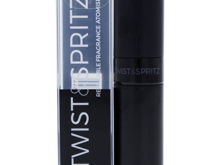 Twist and Spritz Twist and Spritz Atomiser - Black by Twist and Spritz for Women - 8 ml Refillable Spray (Empty) Online Hot Sale