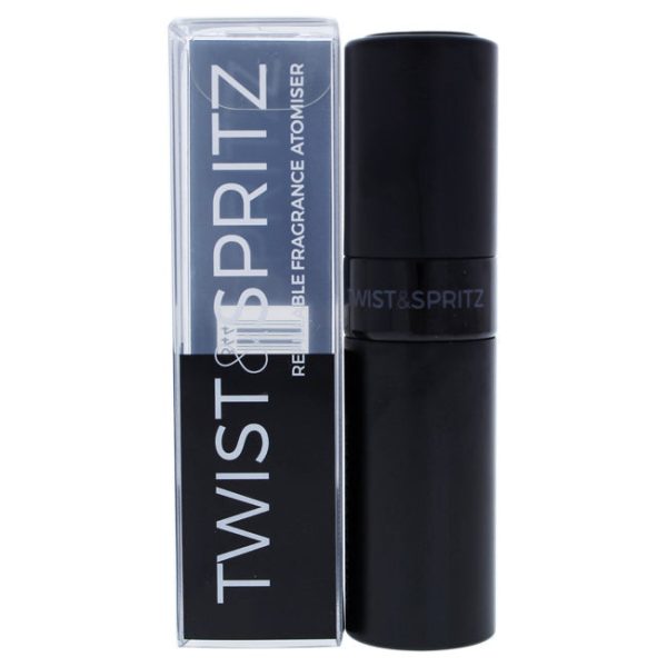 Twist and Spritz Twist and Spritz Atomiser - Black by Twist and Spritz for Women - 8 ml Refillable Spray (Empty) Online Hot Sale