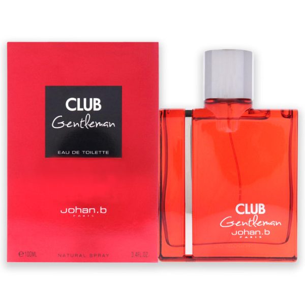 Johan B Club Gentleman by Johan B for Men - 3.4 oz EDT Spray Fashion