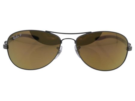 Ray Ban Ray Ban RB 8301 004 N3 - Gunmetal Grey Gold Polarized by Ray Ban for Unisex - 56-14-140 mm Sunglasses For Sale