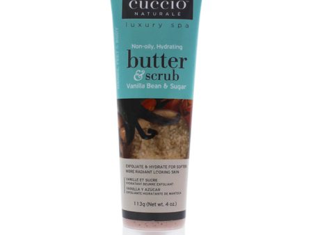 Cuccio Butter and Scrub - Vanilla Bean and Sugar by Cuccio for Unisex - 4 oz Scrub Online now