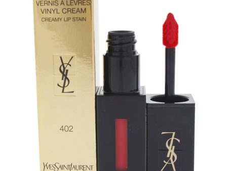 Yves Saint Laurent Vernis a Levres Vinyl Cream Lip Stain - 402 Rouge Remix by Yves Saint Laurent for Women - 0.18 oz Lip Gloss Sale