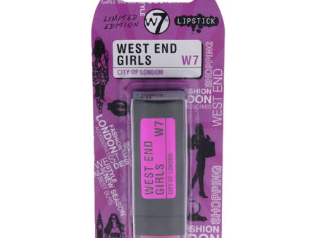 W7 West End Girls City Of London - Fuchsia by W7 for Women - 0.1 oz Lipstick For Sale