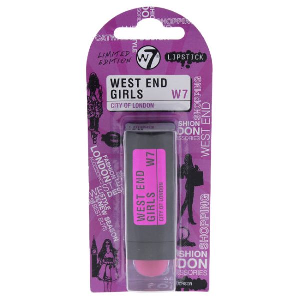 W7 West End Girls City Of London - Fuchsia by W7 for Women - 0.1 oz Lipstick For Sale