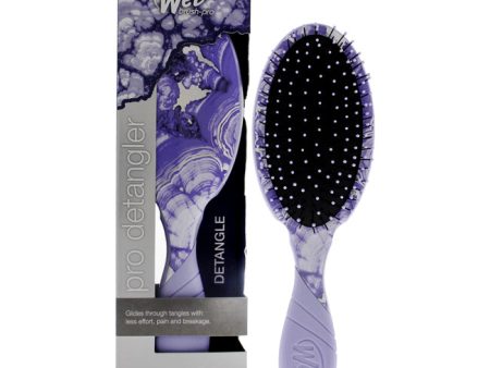 Wet Brush Pro Detangler Crackled Quartz Brush - Amethyst by Wet Brush for Unisex - 1 Pc Hair Brush For Cheap