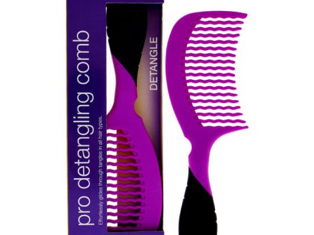 Wet Brush Pro Detangling Comb - Purple by Wet Brush for Unisex - 1 Pc Comb Online Sale