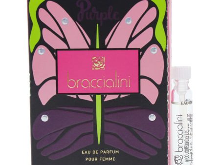 Braccialini Purple Pour Femme by Braccialini for Women - 1.7 ml EDP Spray Vial (Mini) Fashion